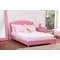 Baxton Studio Canterbury Pink Leather Contemporary Full-Size Bed 113-6046 - alternate 5